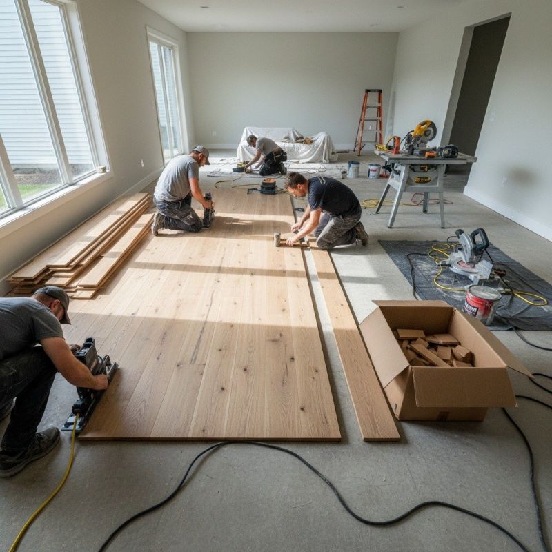 Floor Molding Installation